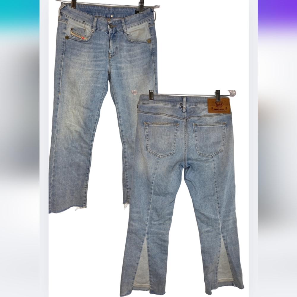 DIESEL Jeans Size W-26 L-30 D-Ebbey Bootcut Flare Low Waist J- 0944